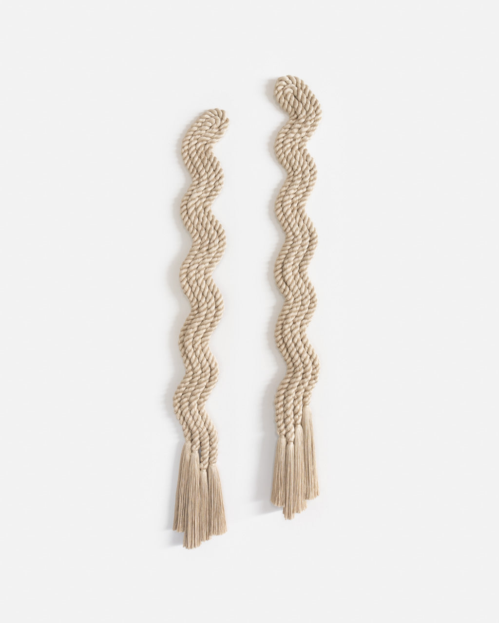 Vertical Rope Squiggle Pair (Sand)