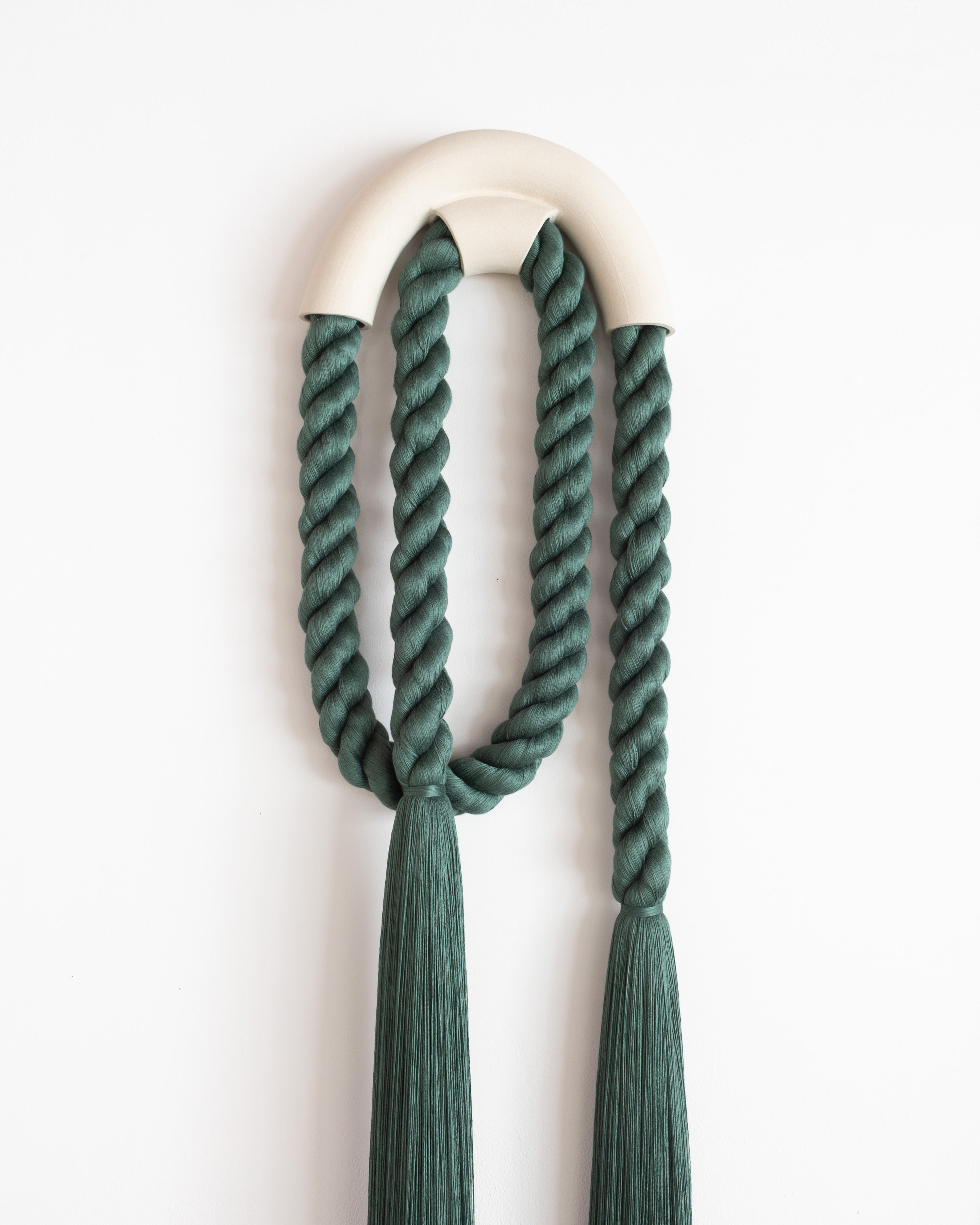 Large Ceramic Arch Loop (Forest Green)