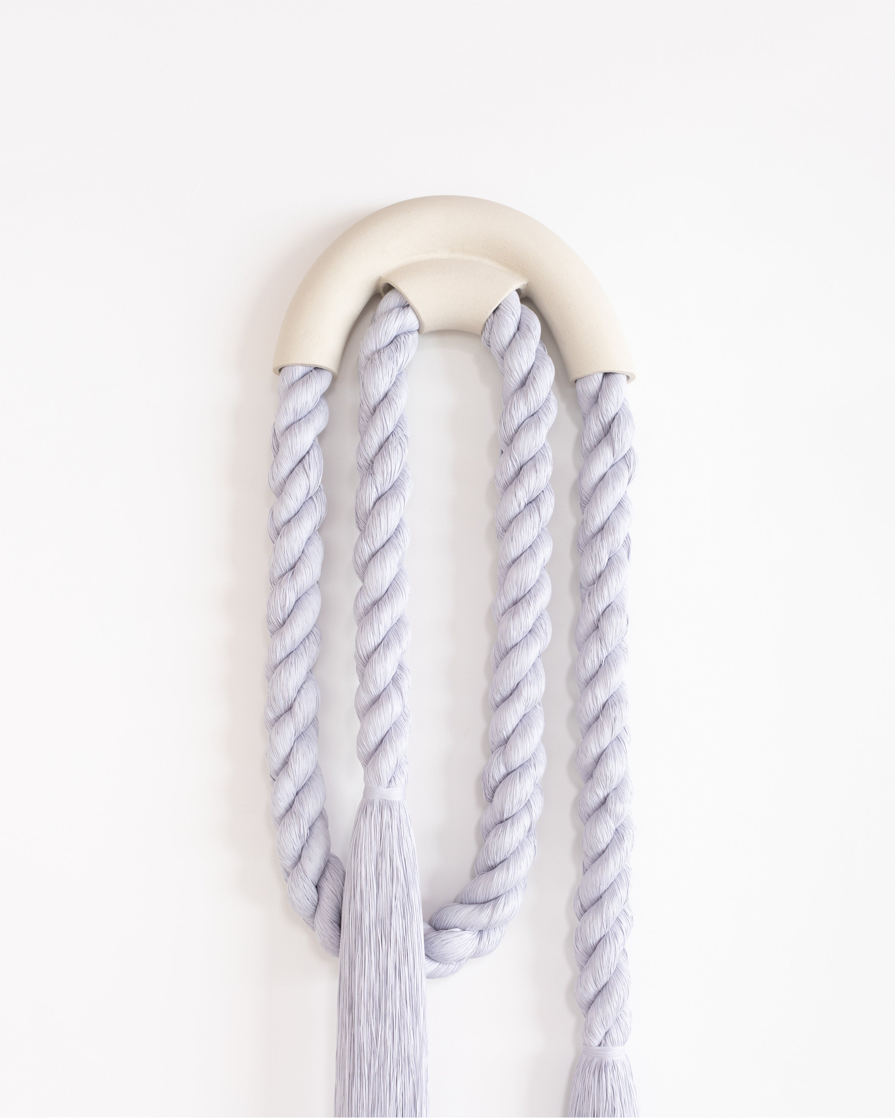 Large Ceramic Arch Loop (Lavender)