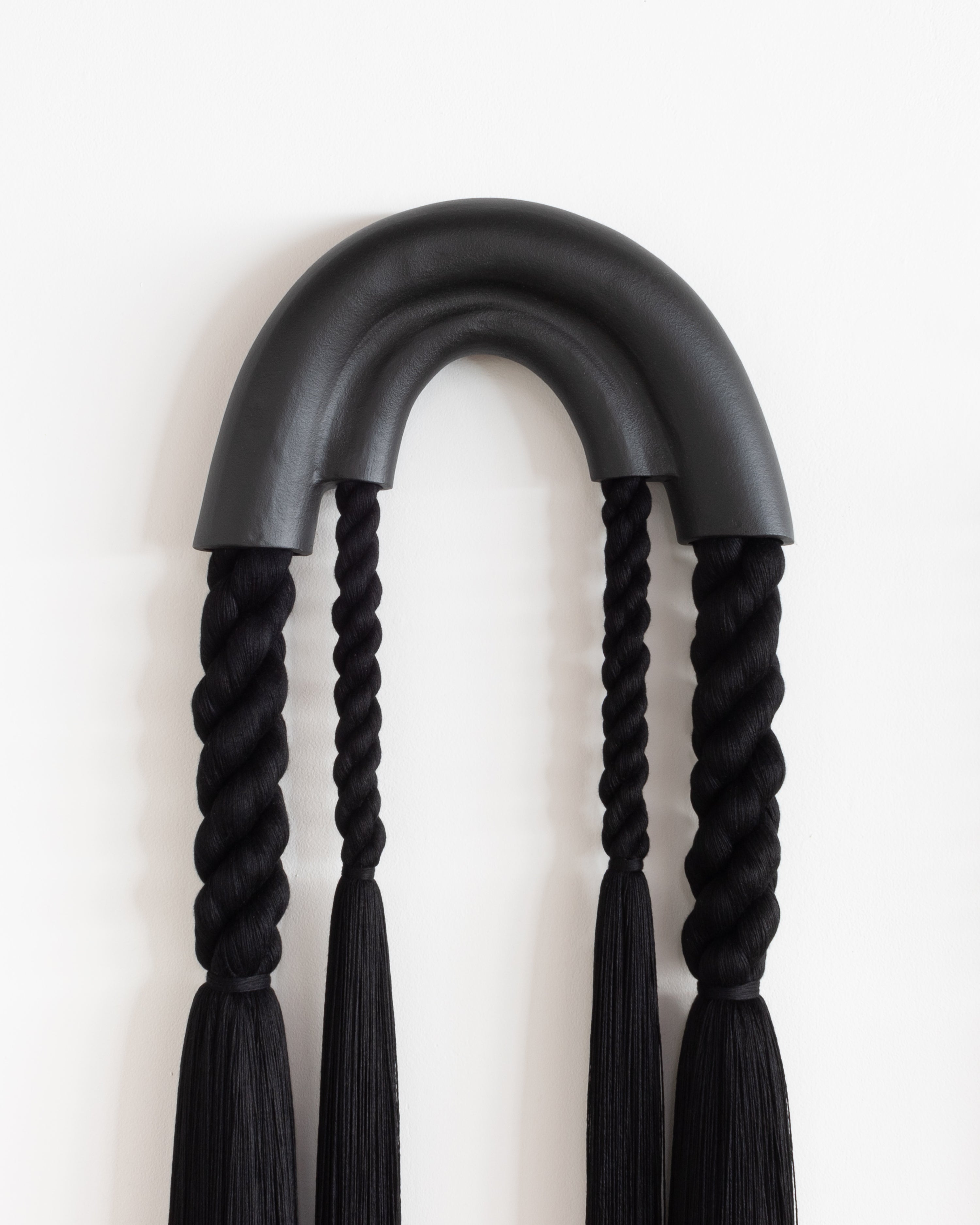 Large Ceramic Double Arch (Black)