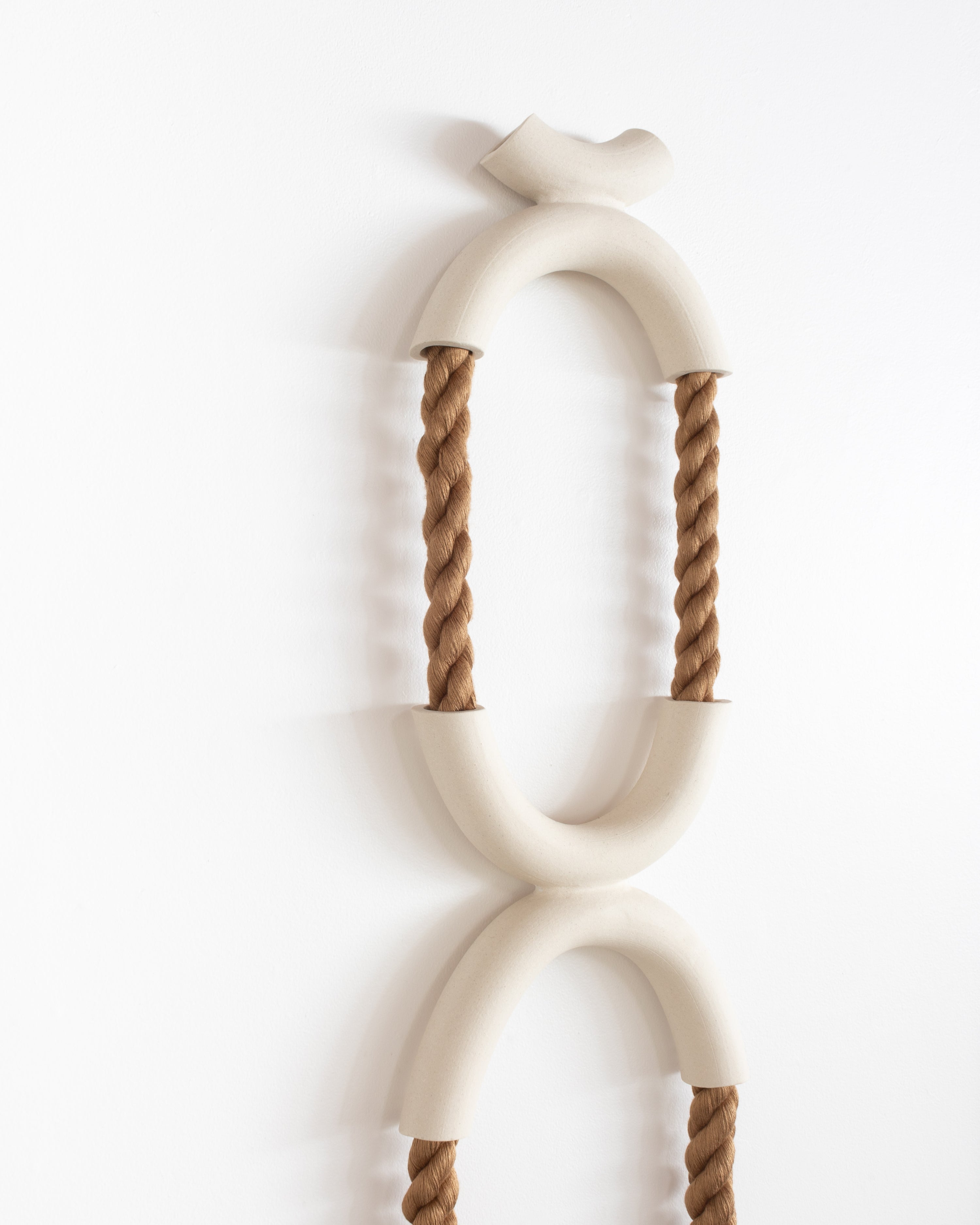 Small Ceramic Stacked Arch Hanging (Bronze)