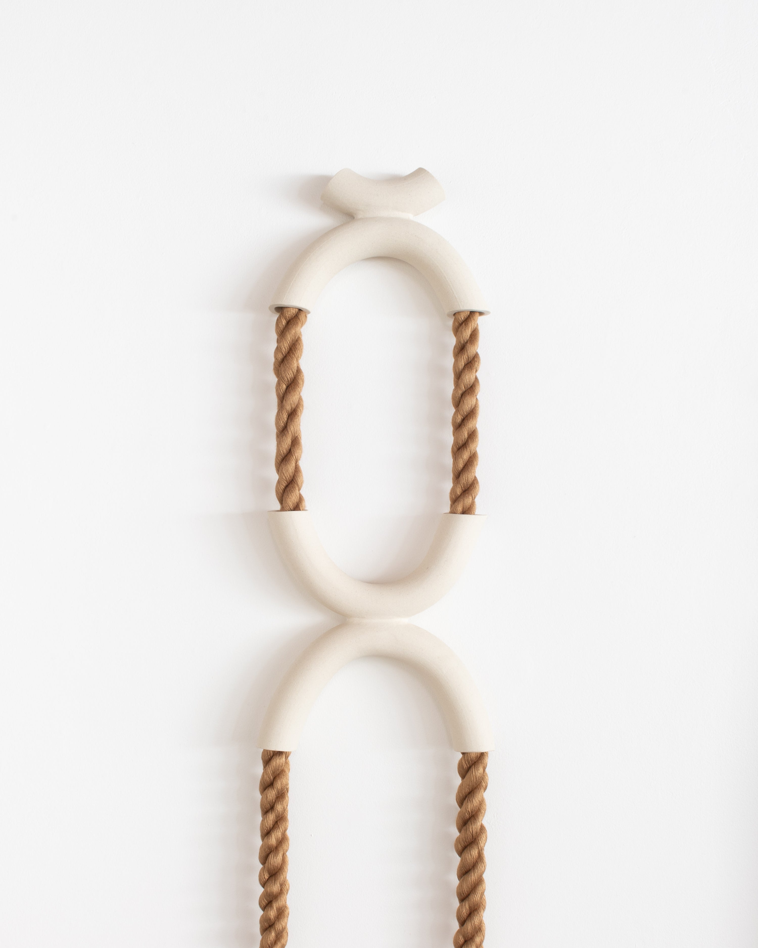 Small Ceramic Stacked Arch Hanging (Bronze)