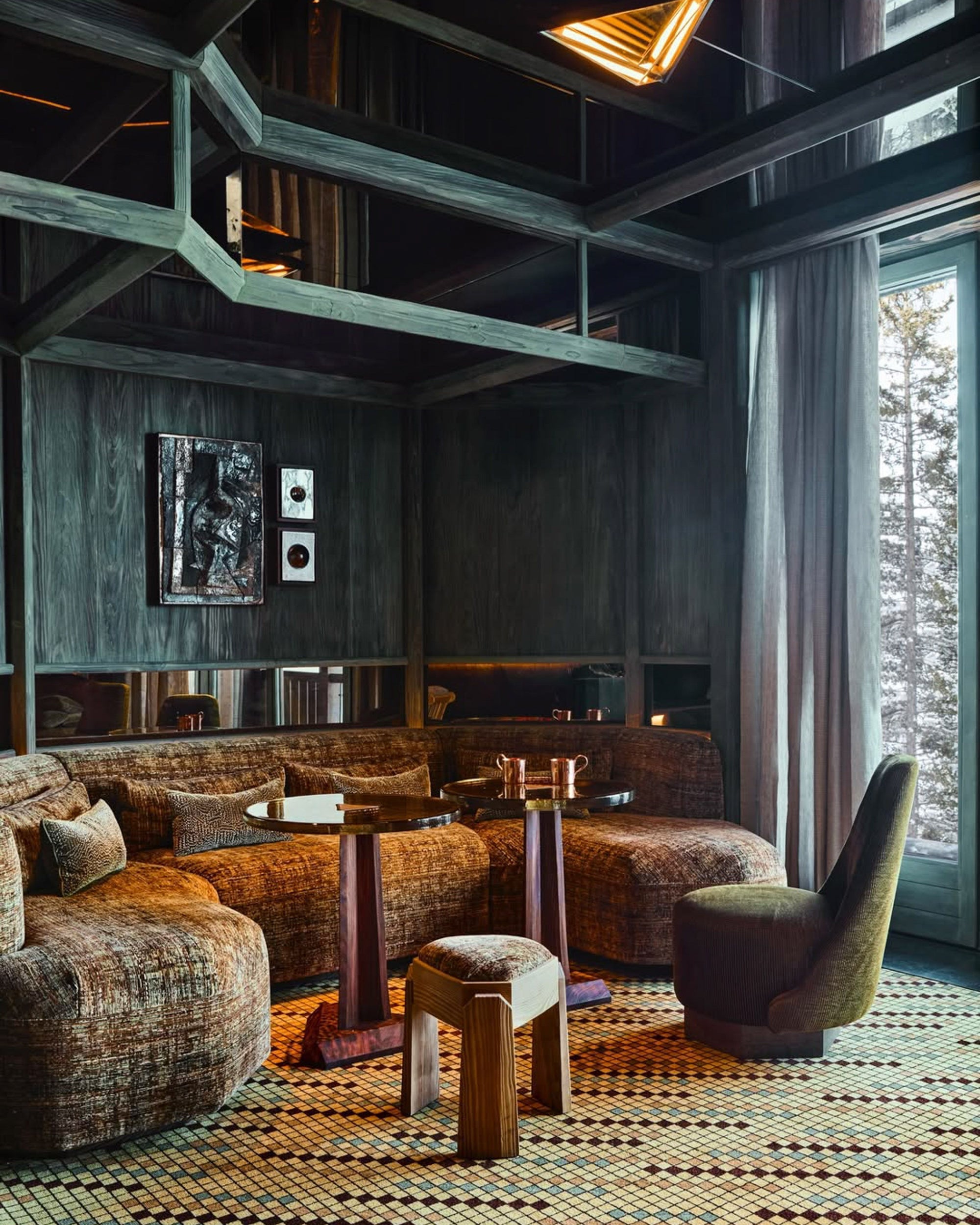 Design by Kelly Wearstler, photography by Matthieu Salvaing