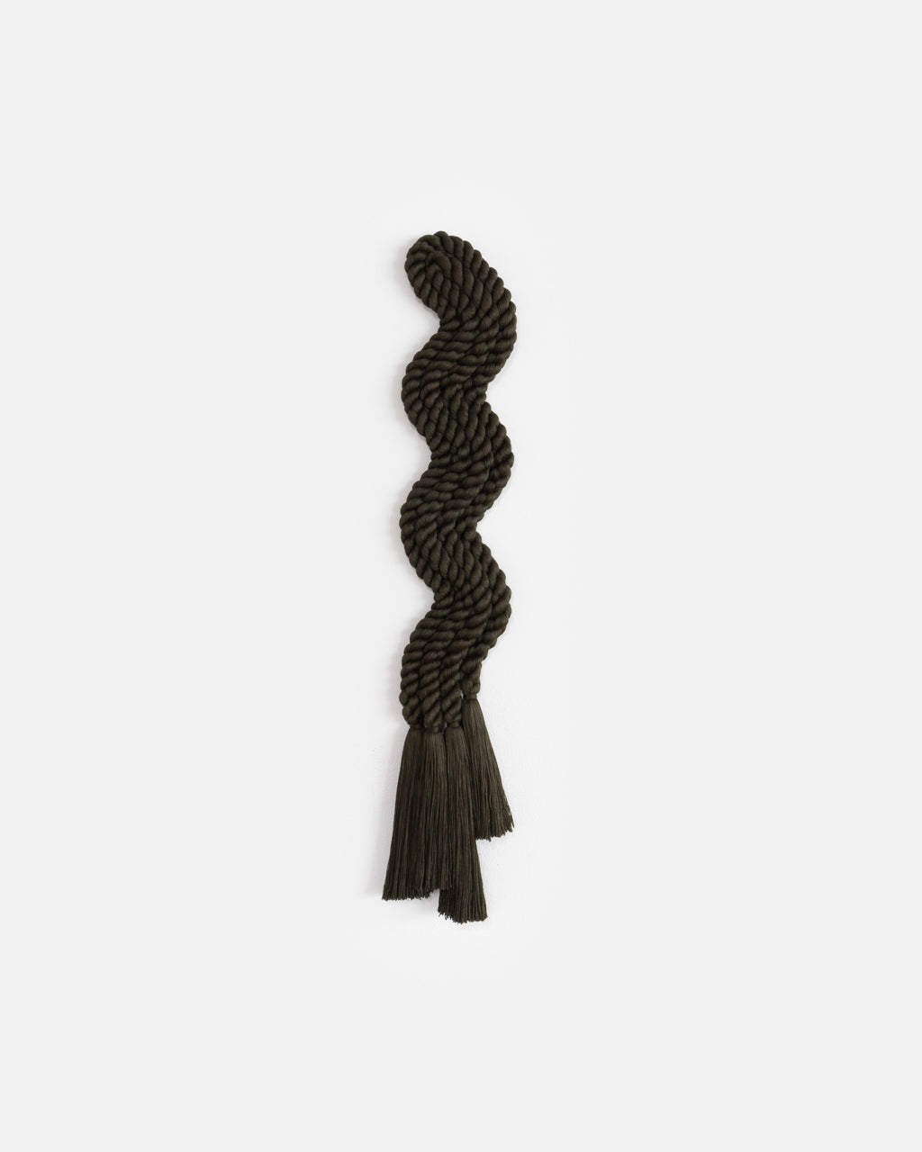 Vertical Rope Squiggle (Deep Green)