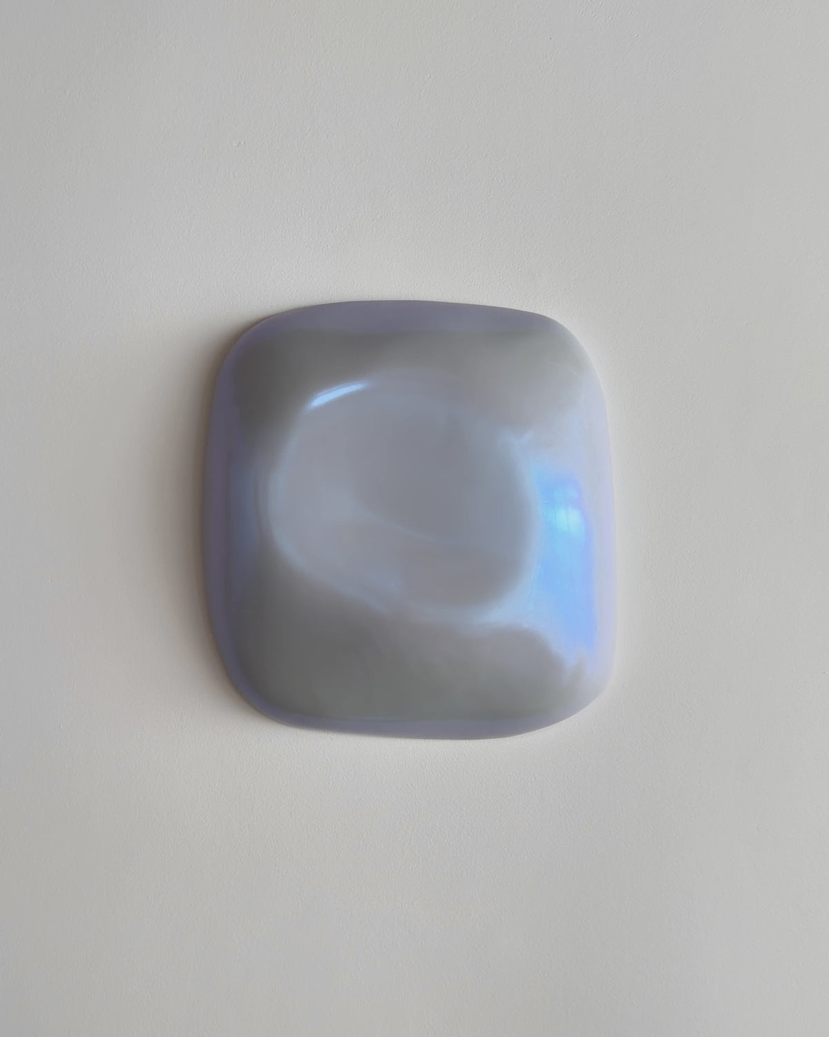 Video thumbnail of a pale blue ceramic fragment on a white background